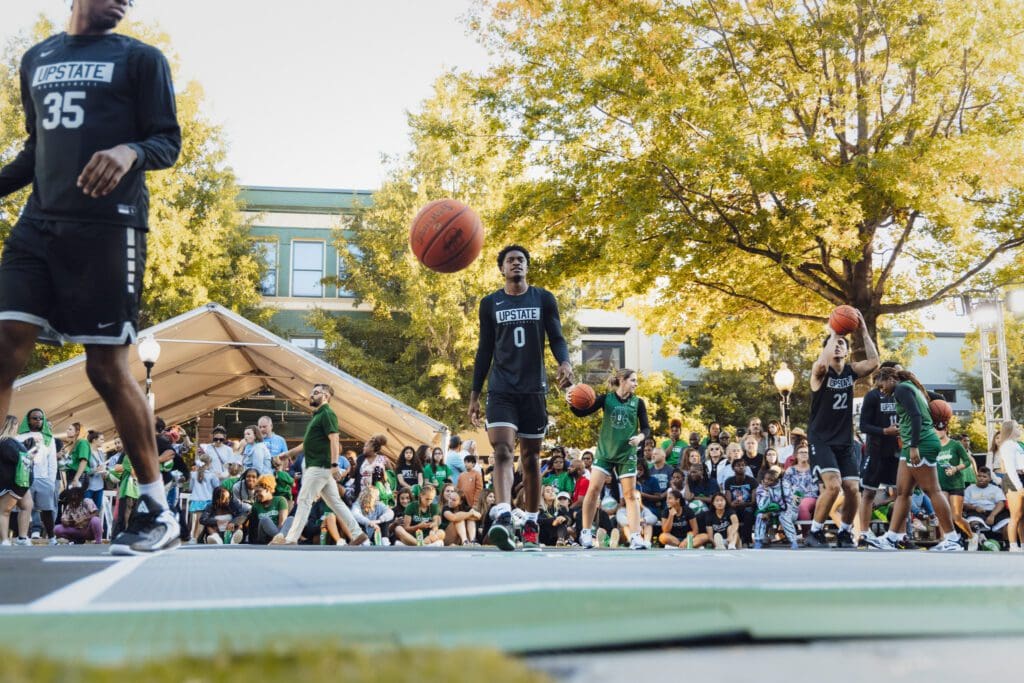 Morgan Square Madness USC Upstate Basketball Spartan Waste